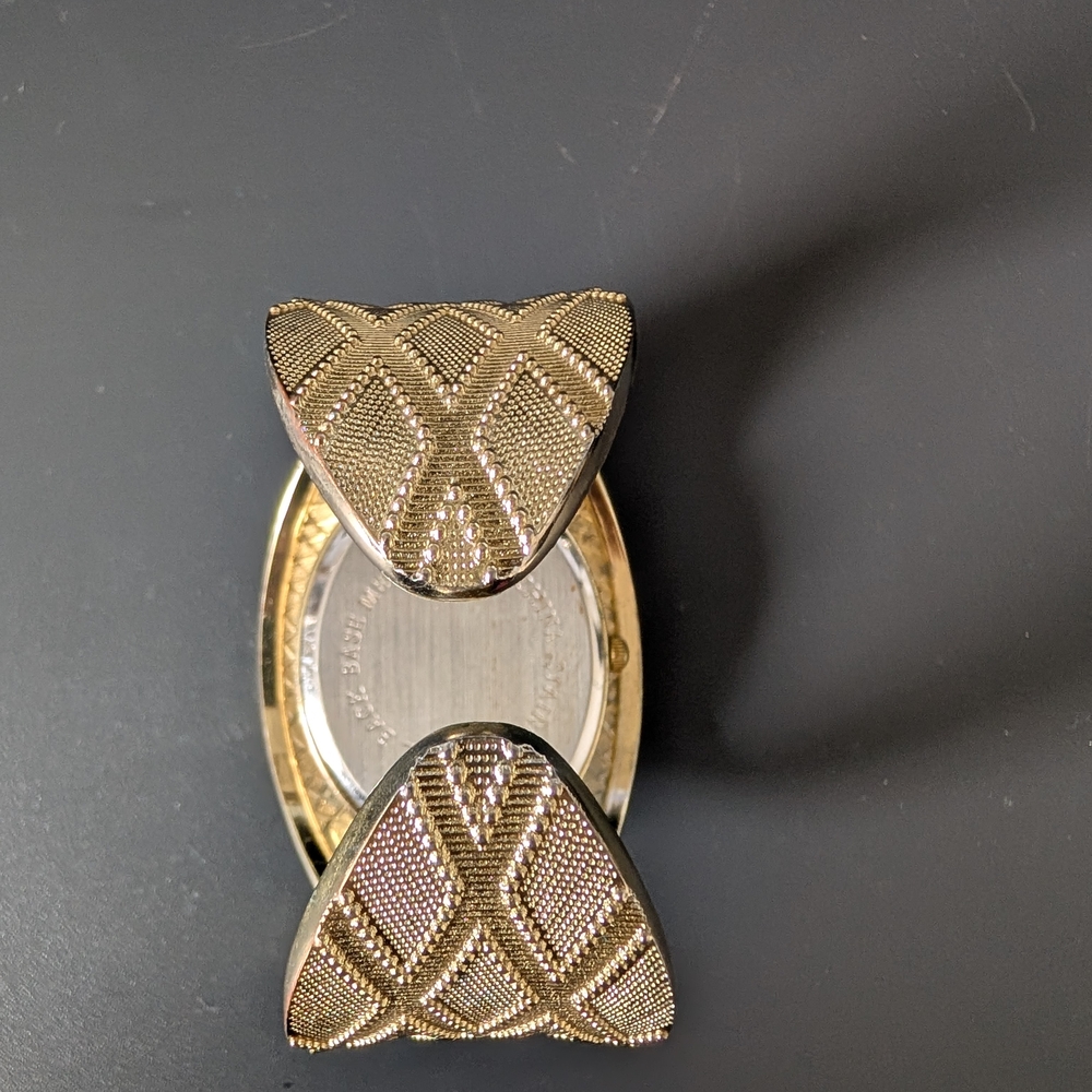 Gold-Tone Vintage Hinge Bracelet Analogue Watch - Picture 3 of 4